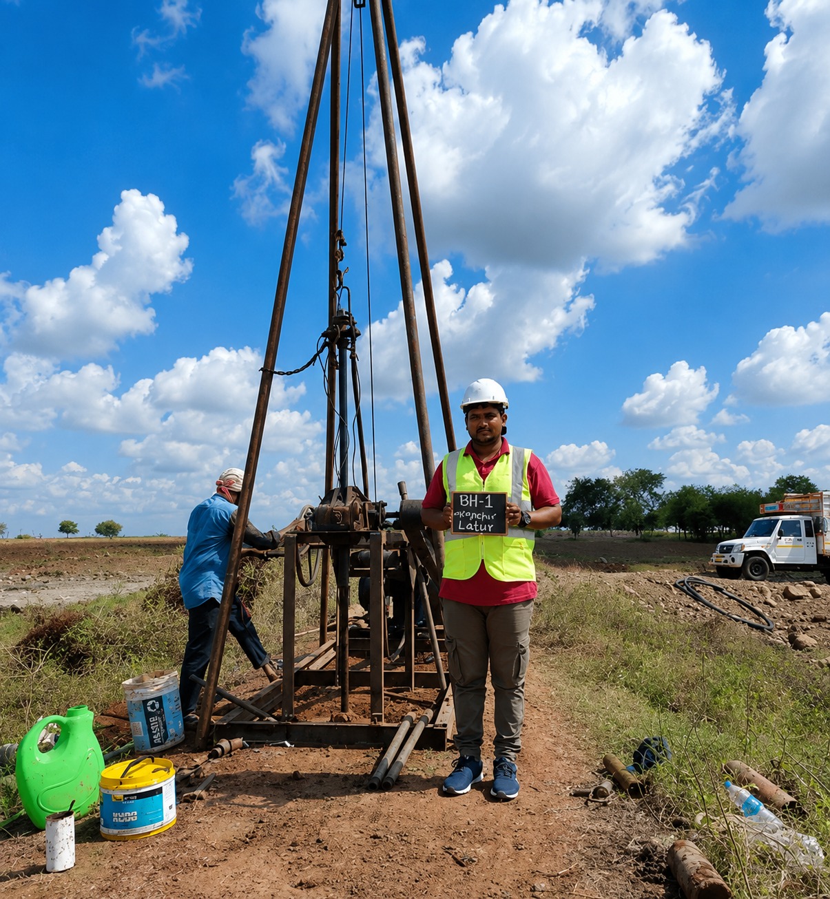 GPR SURVEY GEOTECHNICAL INVESTIGATION PILING AT BHUBANESWAR ODISHA